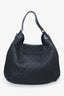 Gucci Black GG Signature Medium Emily Flap Hobo Shoulder Bag