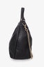 Gucci Black GG Signature Medium Emily Flap Hobo Shoulder Bag