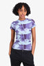 Miaou Purple Floral T-Shirt Size XS