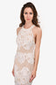 Intermix White Lace Sleeveless Midi Dress Size S