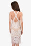 Intermix White Lace Sleeveless Midi Dress Size S