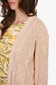 M Missoni Beige Wavy Knit Cardigan Size 44