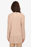 M Missoni Beige Wavy Knit Cardigan Size 44