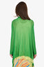 Escada Green Two-Toned Cardigan Est. Size S