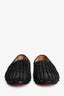 Christian Louboutin Black Leather Spike Loafers Size 36