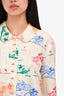 Gucci x Disney Cream/Multicolour Silk Print Shirt Size 44