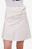 Red Valentino White Tie Detail Skirt Size 40