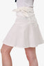 Red Valentino White Tie Detail Skirt Size 40