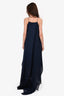 Larakhoury Navy Spaghetti Strap Layered Gown Size 38