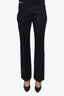 Prada Black Wide Leg Trousers Size 40