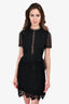 Ted Baker Black Eyelet Lace Dress Size 2