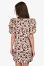 Ulla Johnson Cream Floral 'Batik' Shift Dress Size 4