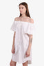 Vince White Off-the-Shoulder Dress Size 0