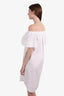 Vince White Off-the-Shoulder Dress Size 0