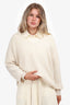The Row Cream Cashmere/Silk Knit Sweater Size X-Small