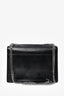 Saint Laurent Black Leather Medium 'Sunset' Shoulder Bag