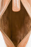 Pre-Loved Chanel™ 2003-04 Beige Quilted Leather Surpique CC Hobo Shoulder Bag
