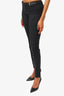 Gucci Black Straight Leg Pants With Buckle Detail Size 40