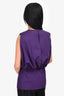 Marni Purple Cotton Sleeveless Top Size 40