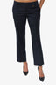 Gucci Navy Straight Leg Trousers Size 44