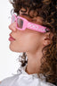 Dolce & Gabbana Pink Rectangle Sunglasses