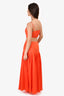 Jonathan Simkhai Orange Sleeveless Cut Out Maxi Dress Size S