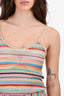 Missoni Mare Rainbow Knit Sleeveless Jumpsuit Size 40