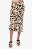 Realisation Par Black/Yellow Daisy Midi Skirt Size XS