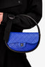 Pre-Loved Chanel™ 2014 Blue Leather Quilted 'Hula' Shoulder Bag