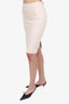 Brunello Cucinelli Beige Cotton Midi Skirt Size 4