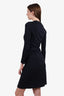 Diane von Furstenberg Black Long Sleeve Wrap Dress Size 2