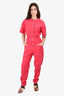 Isabel Marant Pink Belted Jumpsuit Size 34