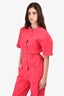 Isabel Marant Pink Belted Jumpsuit Size 34