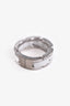 Pre-loved Chanel™ 18K White Gold Ceramic Ultra Ring