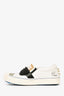 Fendi White Leather 'Karl Lagerfeld' Embellished Slip On Sneaker Size 35.5