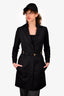 Gucci Black Cotton/Silk Slim Trench Size 40