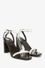Saint Laurent White Leather Heels Size 38.5