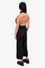 A Piece Apart Black Backless Jumpsuit Size 0