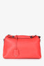 Fendi Red Leather Medium By The Way Top Handle with Strap