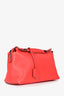 Fendi Red Leather Medium By The Way Top Handle with Strap