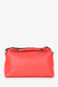 Fendi Red Leather Medium By The Way Top Handle with Strap