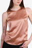 Brunello Cucinelli Pink Silk Tank Top Size XS