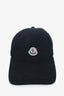 Moncler Black Logo Baseball Cap