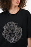 Versace Black Embellished 'Medusa' T-Shirt Size 3XL