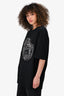 Versace Black Embellished 'Medusa' T-Shirt Size 3XL