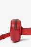 Gucci Red GG Marmont Belt Bag Size 75/30