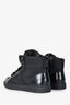 Prada Black Leather/Nylon Mid Top Sneakers Size 8