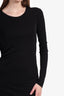 T By Alexander Wang Black Back Cowl Mini Dress Size S