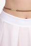 Nike x Jacquemus White/Beige Pleated Accent Mini Skort Size M