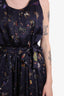 Erdem Black Butterfly Printed Sleeveless Mini Dress Size 8